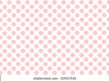 Pink Dots On White Background Stock Vector (Royalty Free) 319517510 ...