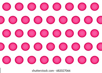 Pink dots pattern