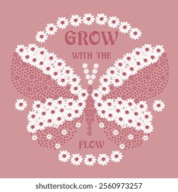 Pink dragonfly hand drawn design vector