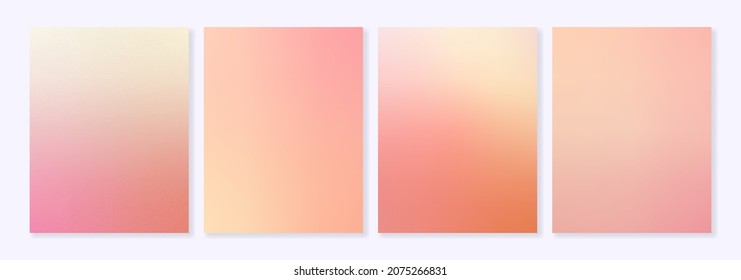 Pink dream  Set vector grainy gradient backgrounds  For covers  wallpapers  branding  social media   many other projects  You can use grainy texture for each background 