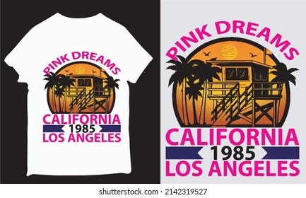 pink dreams California 1985 los angeles design