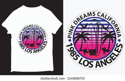 pink dreams California 1985 los angeles desing