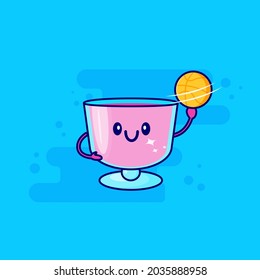 pink drink cartoon character playing basketball