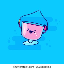 pink drink character jump rope