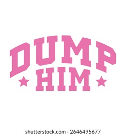 Pink Dump Ele Texto com Estrelas no Fundo Escuro