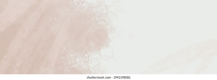 pink and earth tone watercolor, Minimal Design for text, packaging, vector illustration.