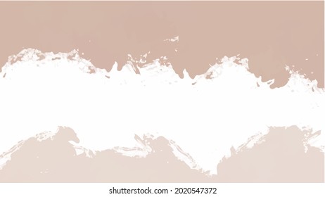 pink and earth tone watercolor, Minimal Design for text, packaging, vector illustration.