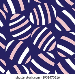 Pink Easter Egg Seamless Pattern for computer graphics, fashion textiles, etc.