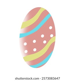 pink eggs easter day style