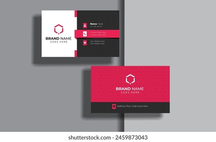 Pink Elegance: Your Distinctive Business Statement. Make Your Mark with Vibrant, Memorable Cards