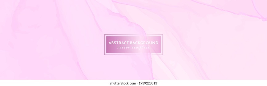 rosafarbener eleganter Hintergrund. Flüssiges Marmorpapier. Vintage Vektorgrafik drucken. Flüssigkeitseinladung. Chic Eleganter Hintergrund. Aquarell Trendy Template. Kunstschlag. Pastellfarbe. Rose eleganter Hintergrund.