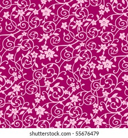 Pink elegant floral background