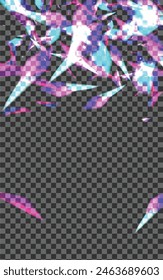 Pink Element Background Transparent Vector. Spot Luxury Card. Blue Soft Template. Violet Starburst. Glare Brilliant Design.