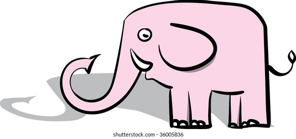 pink elephant