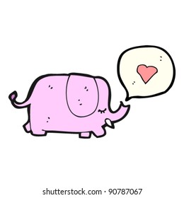 pink elephant cartoon