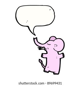 personaje de dibujos animados de elefantes rosas