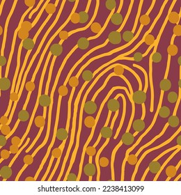 Fondo De La Superficie De La Moda Infinito Rosa. Colores De Agua Modernos, Vivos Y Elegantes, De Papel De Techo Sin Marea. Diseño De Estilo Belleza Moderno Y Repetido Naranja. 