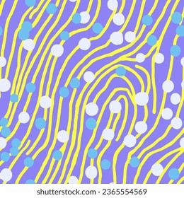 Pink Endless Nature Graphic Scribble Background. Pastel Seamless Creative Simple Lines, Seamless Print. Gradient Repeated Summer Tropic Illustration Wallpaper. 