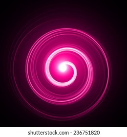 pink energy beam spiral