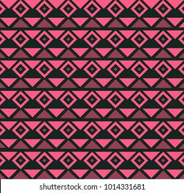 Pink ethnic pattern