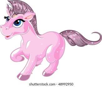 Pink fabulous unicorn