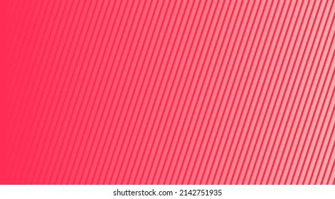 Pink fading ombre gradient striped pattern banner background. Vector illustration.