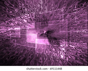 Pink fantasy background. Vector illustration