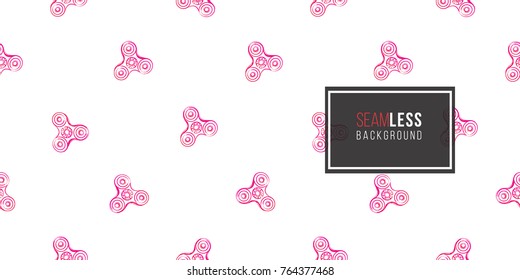 pink fidget spinner. Vector hand drawn fashion illustration on white background in watercolor style