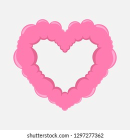 Pink figure heart.