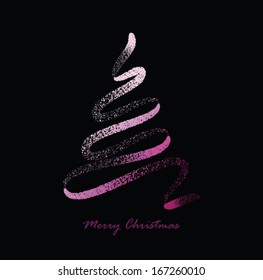 Pink Fireworks Christmas tree