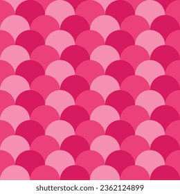 Patrón de escalas de peces rosados. patrón de escalas de peces. los peces escalan un patrón sin fisuras. Elementos decorativos, ropa, envoltura de papel, baldosas de baño, baldosas de pared, fondo, fondo.