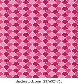 Pink fish scales pattern. fish scales pattern. fish scales seamless pattern. Decorative elements, clothing, paper wrapping, bathroom tiles, wall tiles, backdrop, background.