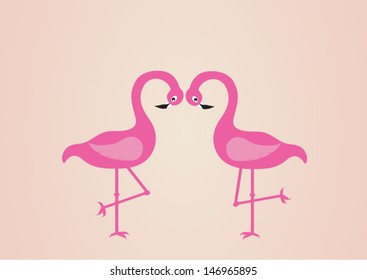 Pink flamingo