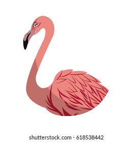 pink flamingo icon