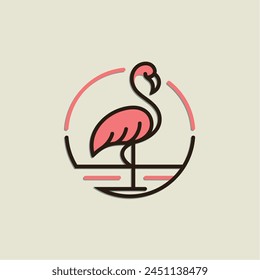 a pink flamingo is on a white background with a pink flamingo on it.