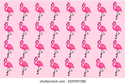 Pink Flamingo pattern 