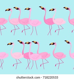 pink flamingo pattern