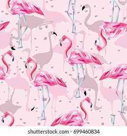 Papel pintado de color rosa flamingo