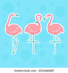 pink flamingo set