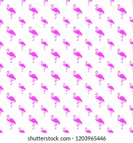 pink flamingo with shadow