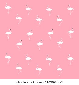 Pink Flamingos Pattern.Vector illustration