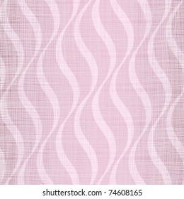 Pink flax with smooth abstract drawing