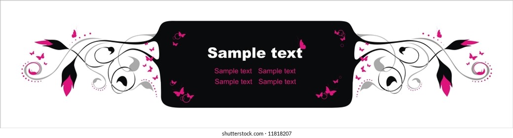pink floral background
