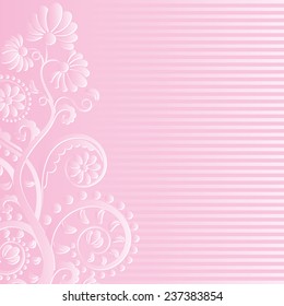 pink floral background