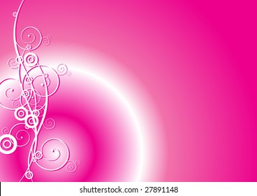 Pink floral background