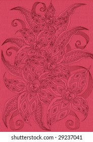 pink floral background