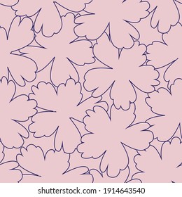 Pink Floral brush strokes seamless pattern background for fashion prints, graphics, backgrounds and crafts