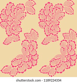 Pink Floral element