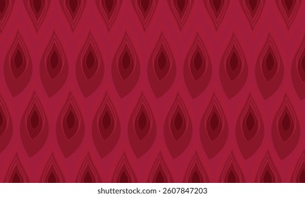 Pink Floral Heart Pattern Seamless Wallpaper Design