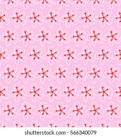 Pink floral pattern